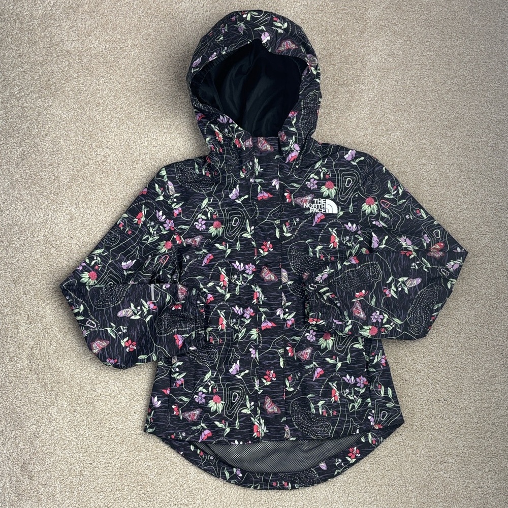 THE NORTH FACE GIRLS’ ANTORA RAIN JACKET, size Small (7/8)